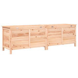 Garden storage box 198.5x50x56.5 cm solid fir wood