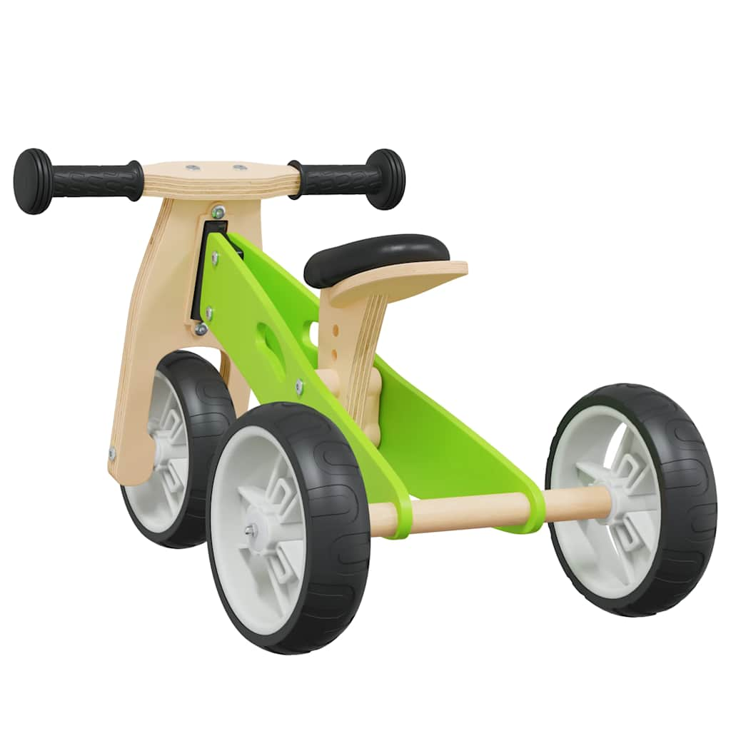 Vélo d'équilibre pour enfants 2-in-1 vert