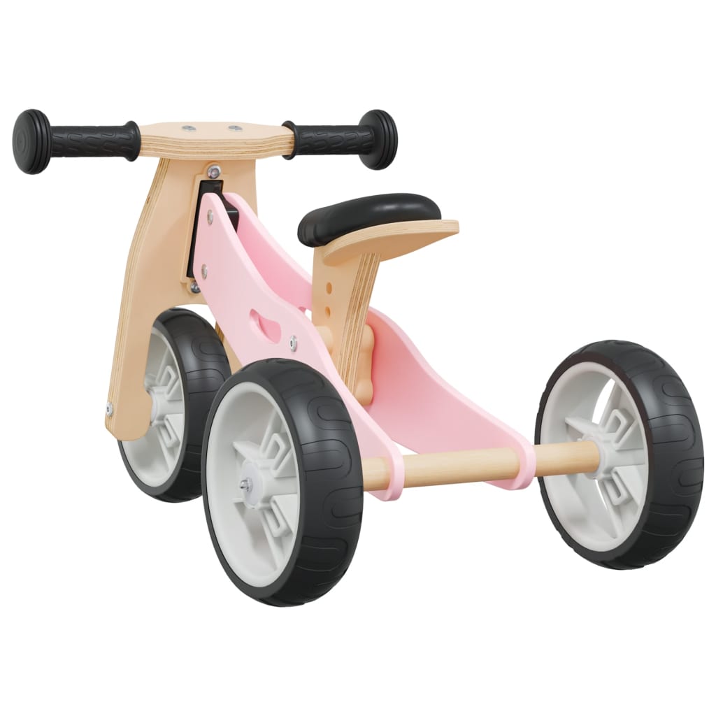 Vélo d'équilibre pour enfants 2-in-1 rose