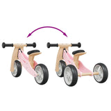 Vélo d'équilibre pour enfants 2-in-1 rose