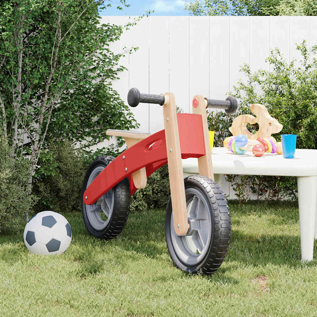 Vélo d'équilibre pour enfants rouge