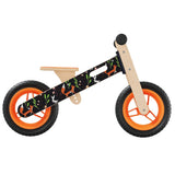 Vélo d'équilibre pour enfants imprimé orange