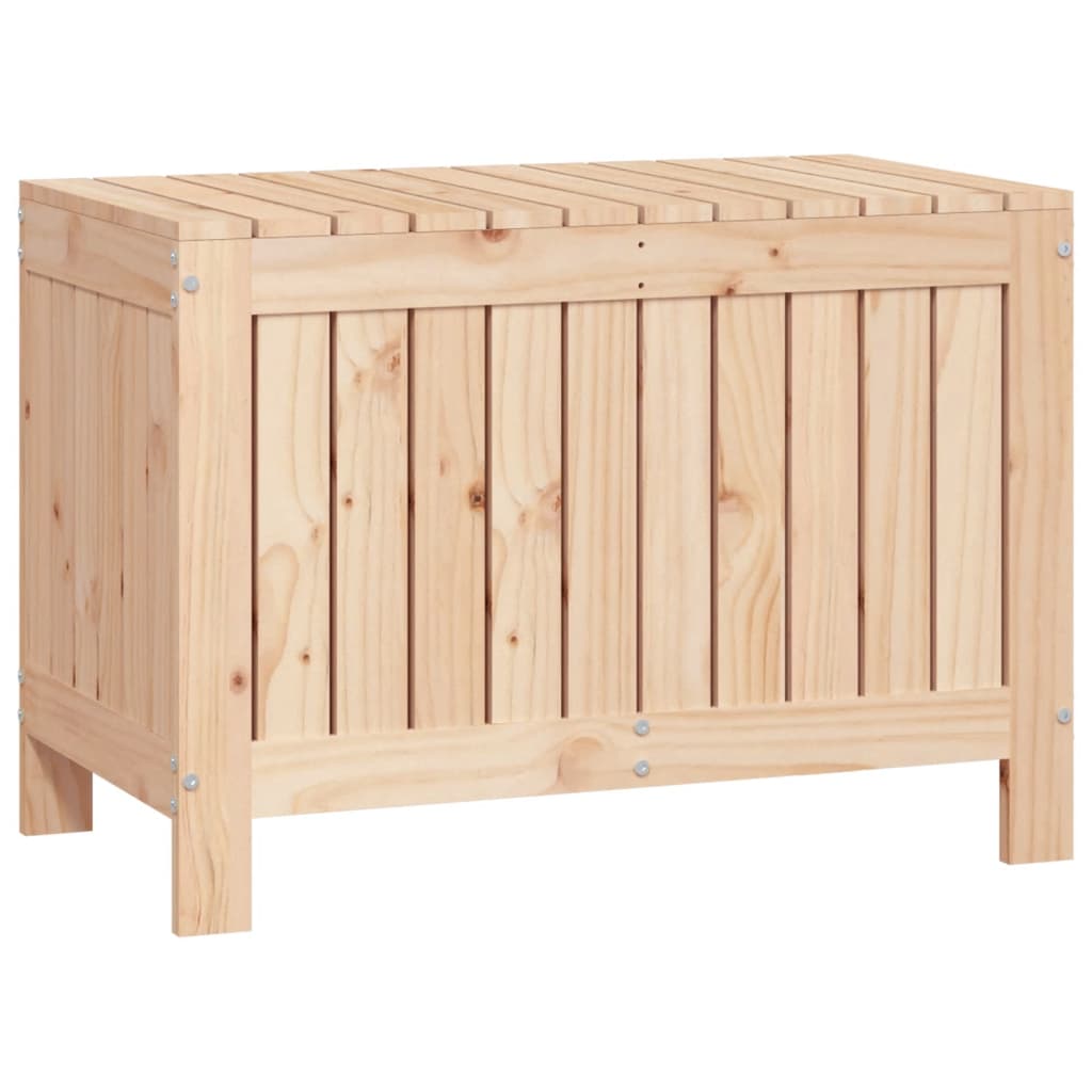 Garten-Aufbewahrungsbox 76 x 42,5 x 54 cm, massives Kiefernholz