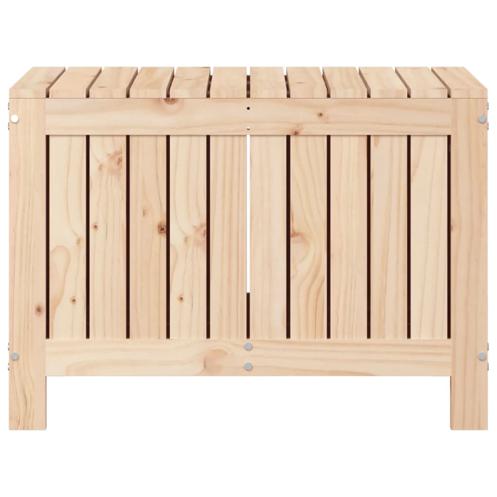 Garten-Aufbewahrungsbox 76 x 42,5 x 54 cm, massives Kiefernholz