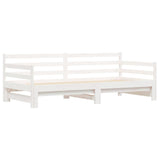 Day bed and trundle bed without mattress 90x200 cm solid wood