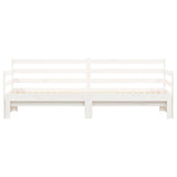 Day bed and trundle bed without mattress 90x200 cm solid wood