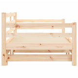 Lit de jour et lit gigogne sans matelas 90x190 cm bois massif