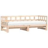 Day bed and trundle bed without mattress 80x200 cm solid wood