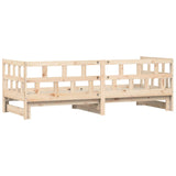 Day bed and trundle bed without mattress 80x200 cm solid wood