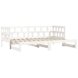 Day bed and trundle bed without mattress 90x190 cm solid wood