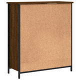 Brown oak sideboard 70x30x80 cm engineered wood