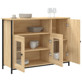 Sonoma oak sideboard 100x35x75 cm engineered wood