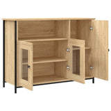 Sonoma oak sideboard 100x35x75 cm engineered wood