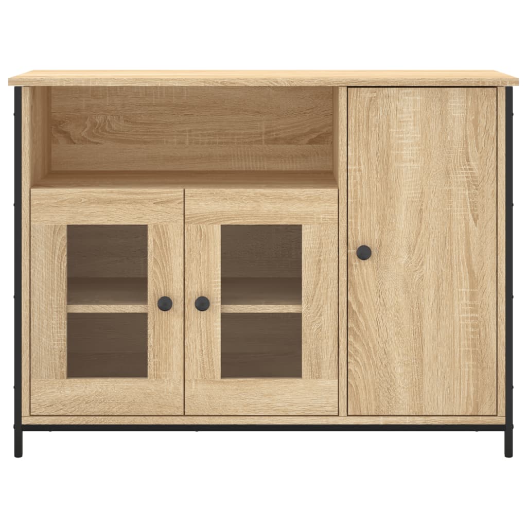 Sonoma oak sideboard 100x35x75 cm engineered wood