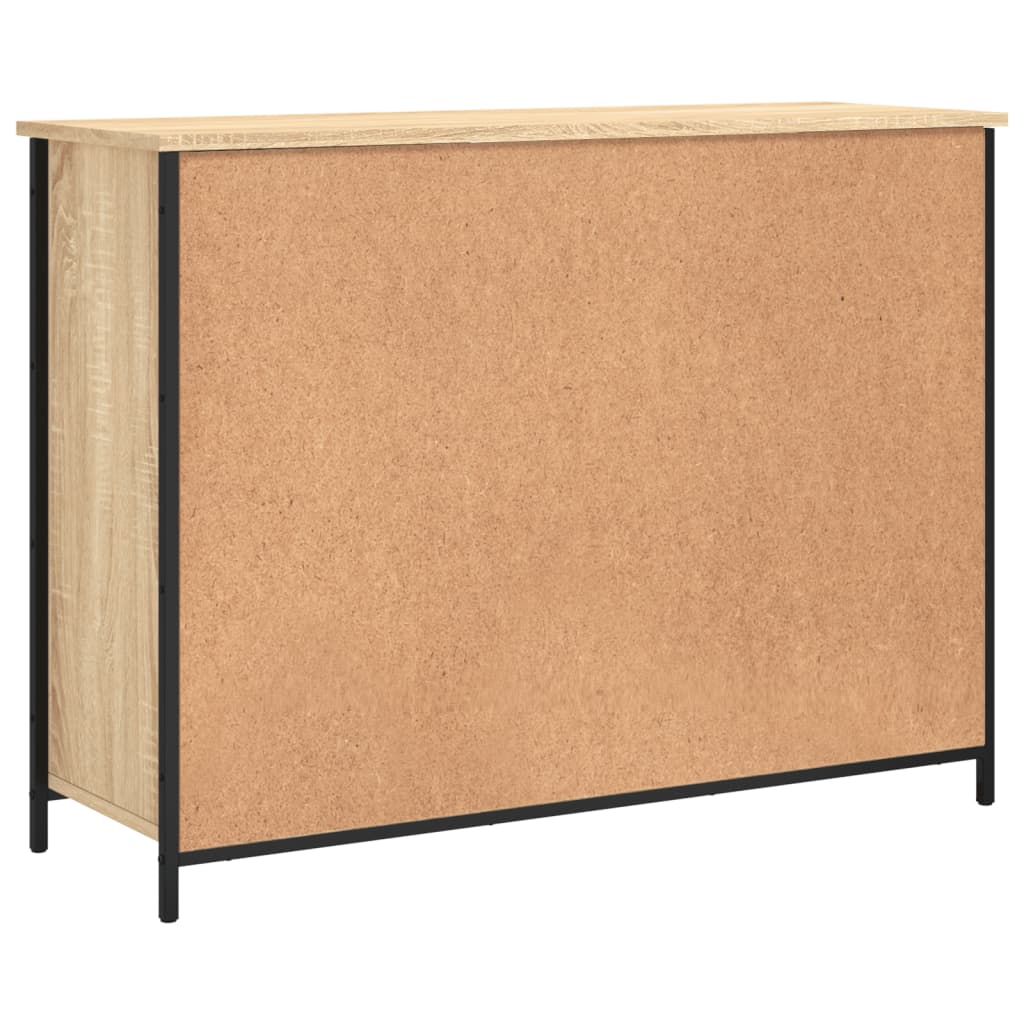 Sonoma oak sideboard 100x35x75 cm engineered wood