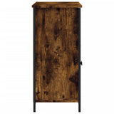 Buffet chêne fumé 100x35x75 cm bois d'ingénierie