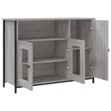 Buffet sonoma gris 100x35x75 cm bois d'ingénierie