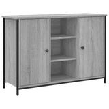 Buffet sonoma gris 100x35x70 cm bois d'ingénierie