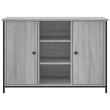 Buffet sonoma gris 100x35x70 cm bois d'ingénierie