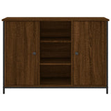 Brown oak sideboard 100x35x70 cm engineered wood