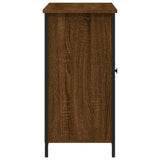 Buffet chêne marron 100x35x70 cm bois d'ingénierie