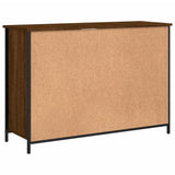 Brown oak sideboard 100x35x70 cm engineered wood