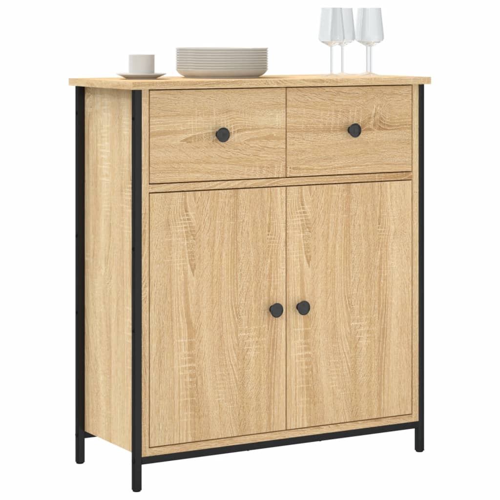 Sonoma oak sideboard 70x30x80 cm engineered wood