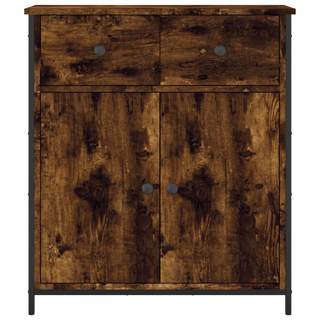 Smoked oak sideboard 70x30x80 cm engineered wood