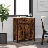 Smoked oak sideboard 70x30x80 cm engineered wood