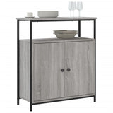 Sonoma gray sideboard 70x30x80 cm engineered wood