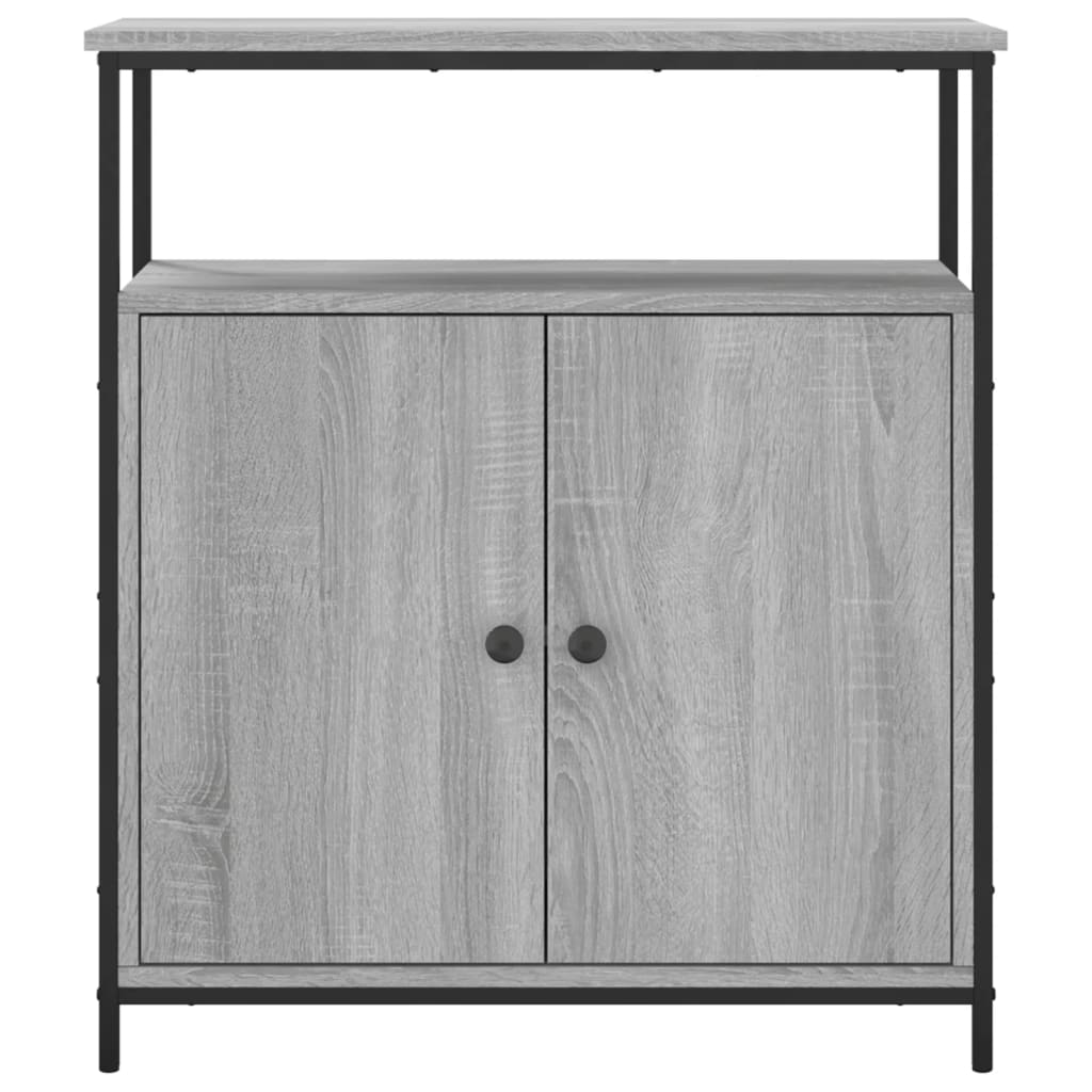 Sonoma gray sideboard 70x30x80 cm engineered wood