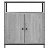 Sonoma gray sideboard 70x30x80 cm engineered wood