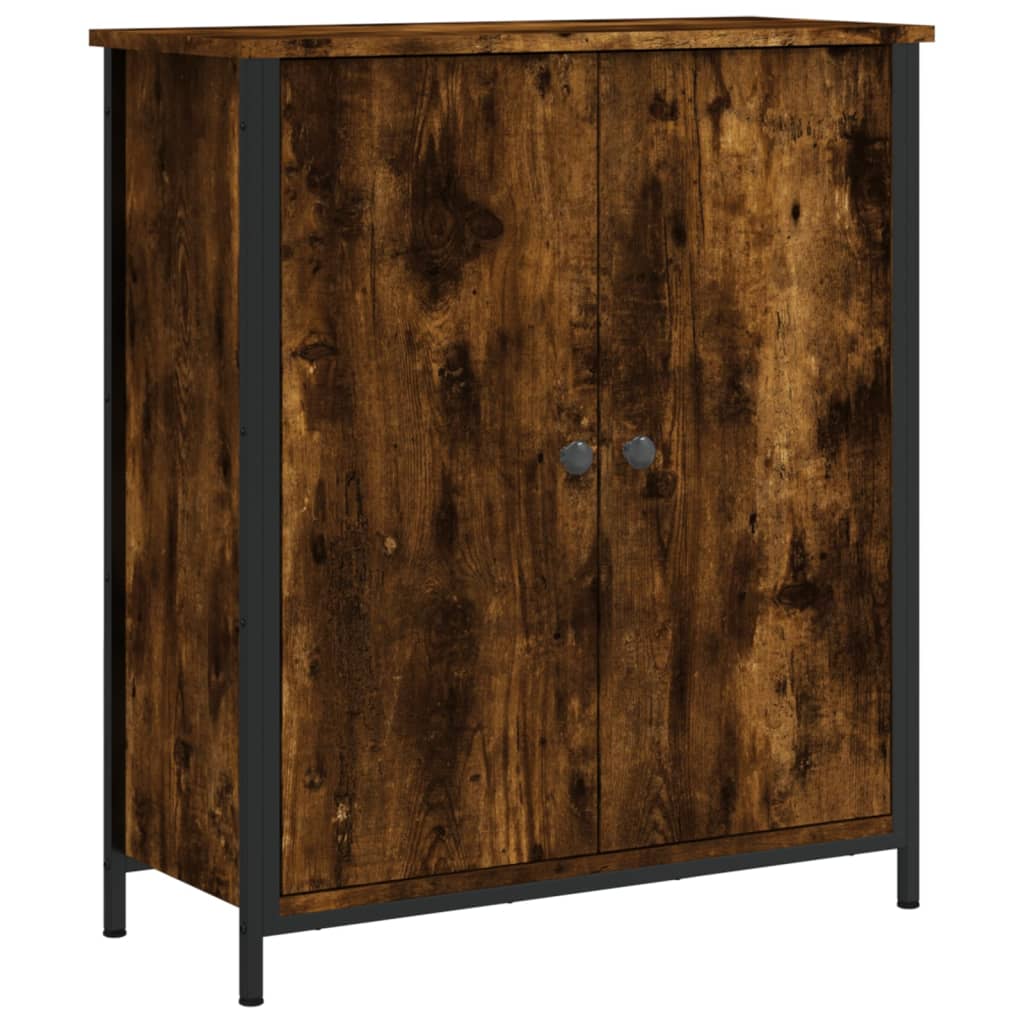 Sideboard aus geräucherter Eiche, 70 x 30 x 80 cm, Holzwerkstoff