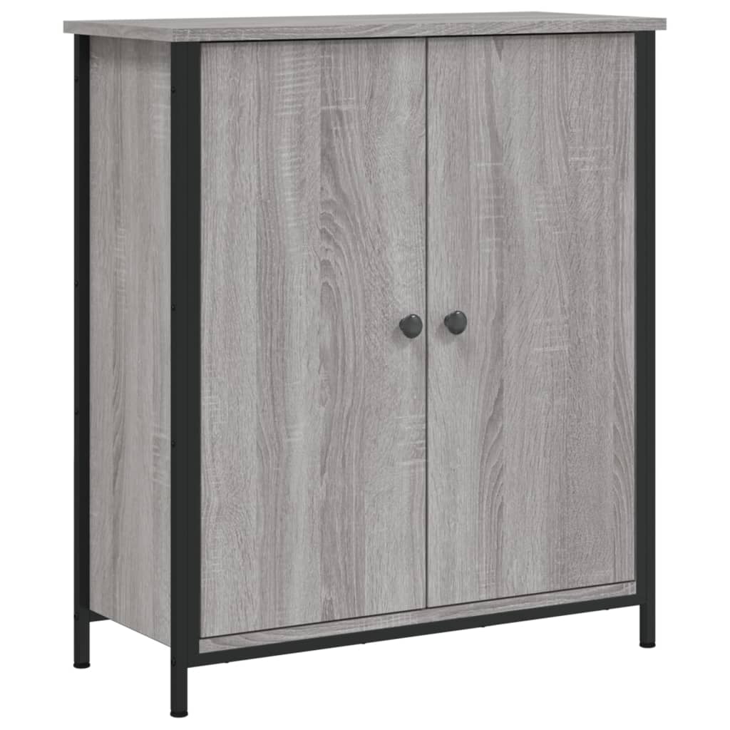 Sonoma graues Sideboard 70x30x80 cm, Holzwerkstoff