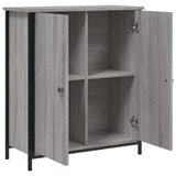 Sonoma graues Sideboard 70x30x80 cm, Holzwerkstoff