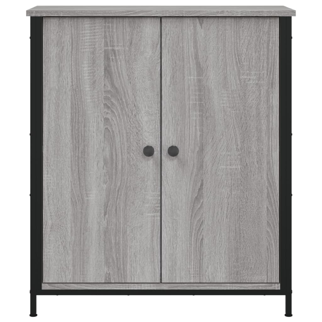 Sonoma graues Sideboard 70x30x80 cm, Holzwerkstoff