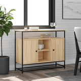 Sonoma oak sideboard 100x35x80 cm engineered wood