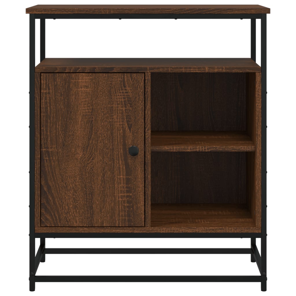 Brown oak sideboard 69x35x80 cm engineered wood