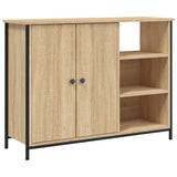 Sonoma oak sideboard 100x33x75 cm engineered wood