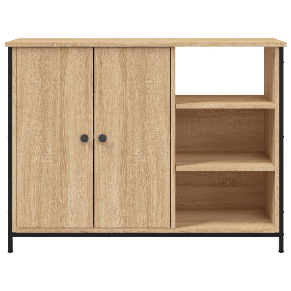 Sonoma oak sideboard 100x33x75 cm engineered wood