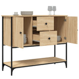 Buffet chêne sonoma 100x36x85 cm bois d'ingénierie