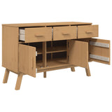 Buffet OLDEN marron 114x43x73,5 cm bois massif de pin