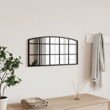 Miroir mural noir 60x30 cm arche fer