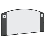 Miroir mural noir 100x50 cm arche fer