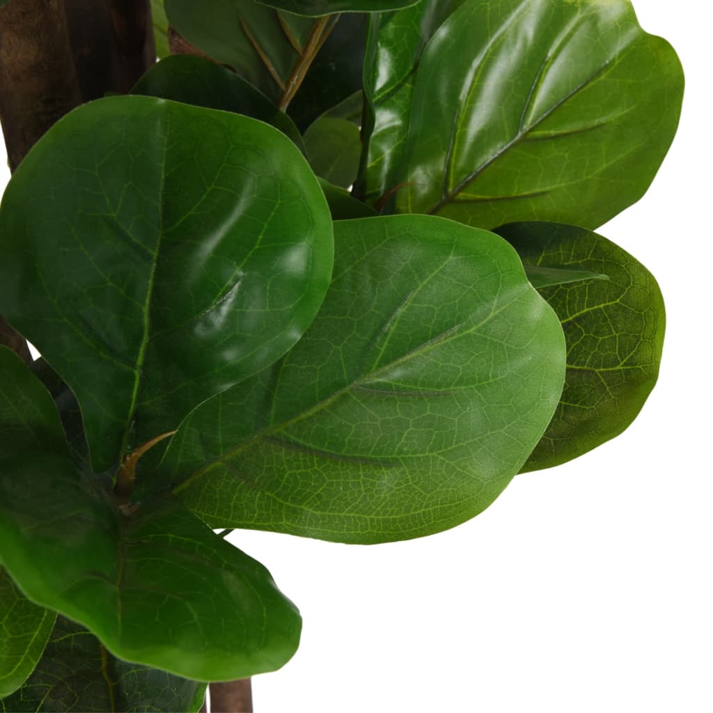 Ficus lyrata artificiel 134 feuilles 120 cm vert