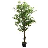 Ficus artificiel 378 feuilles 80 cm vert