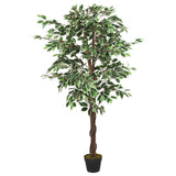 Ficus artificiel 630 feuilles 120 cm vert