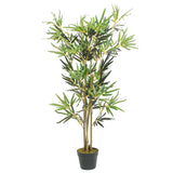 Artificial bamboo 552 leaves 120 cm green