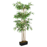 Artificial bamboo 380 leaves 80 cm green