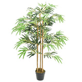 Artificial bamboo 730 leaves 120 cm green